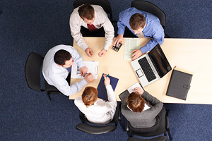 people sitting at a table